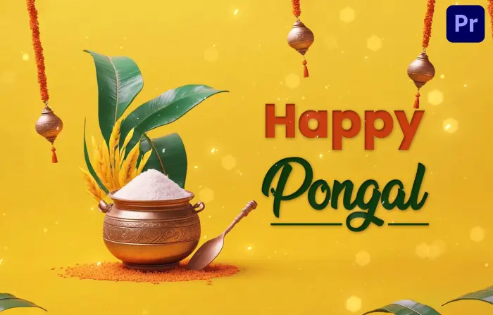 Dynamic Happy Pongal 3D Design Slideshow